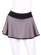 Load image into Gallery viewer, Soft Grey With Black Trim LOVE &quot;O&quot; Skirt
