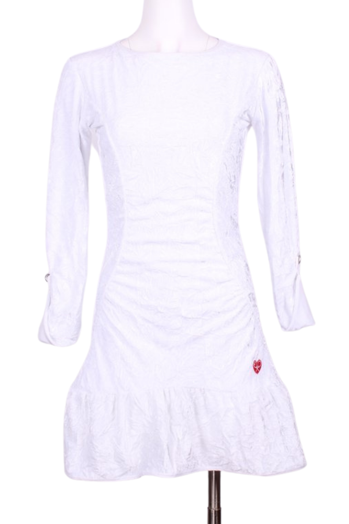 fitted lace wedding dress Long Sleeve Monroe Crushed White Velvet Tennis Dress | White Tennis Dress |  Tennis Dresses | Luxury Tennis | Fancy Tennis Dresses | Casual Tennis Dress