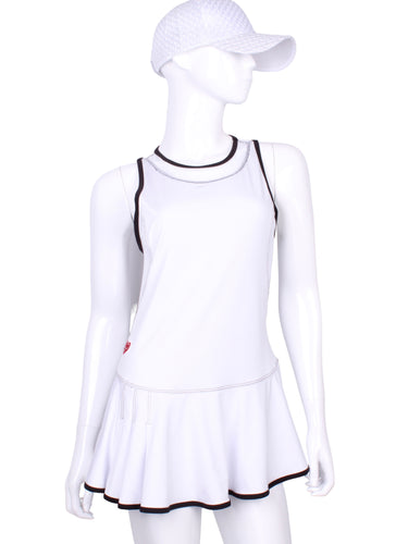 The Andrea Dress White Short - I LOVE MY DOUBLES PARTNER!!!