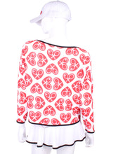 Load image into Gallery viewer, Long Sleeve Baggy Top North/South/East/West Heart - I LOVE MY DOUBLES PARTNER!!!
