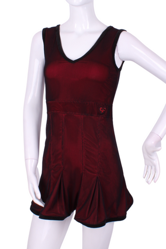 Short Mesh and Red Angelina Court to Cocktails Tennis Dress - I LOVE MY DOUBLES PARTNER!!!