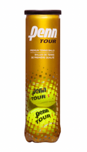 Load image into Gallery viewer, Penn Tour Regular Duty Tennis Balls are used in four out of the five biggest tournaments in North America.
