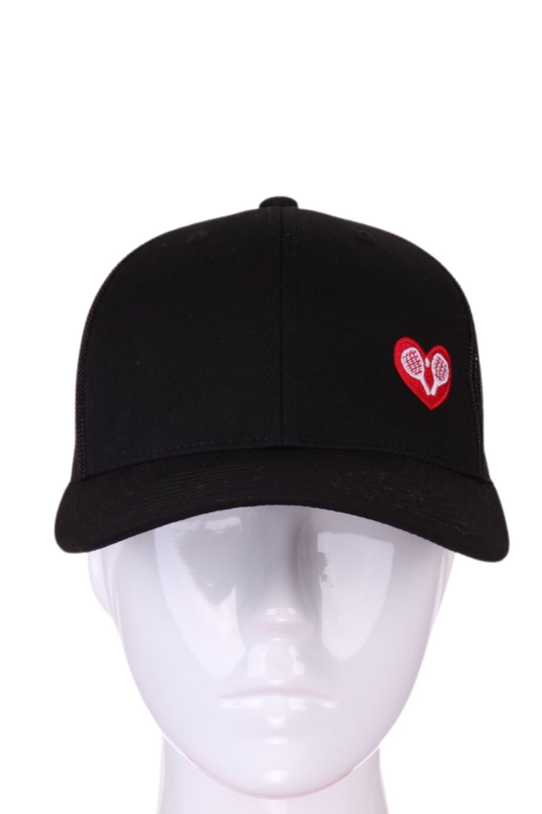 Pickleball Black Trucker Hat - I LOVE MY DOUBLES PARTNER!!!
