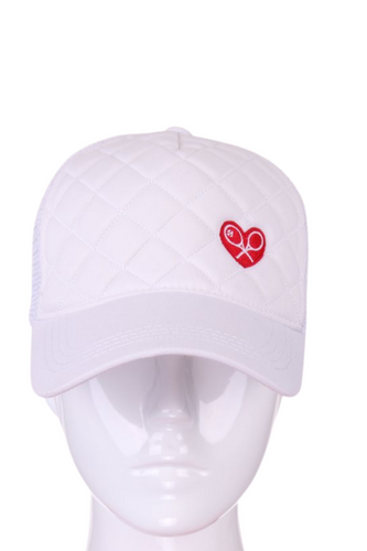 Posh Trucker Quilted Hat - I LOVE MY DOUBLES PARTNER!!!
