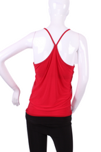 Load image into Gallery viewer, Red Tiny Tank - I LOVE MY DOUBLES PARTNER!!!
