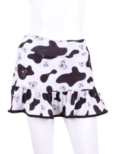 Load image into Gallery viewer, Ruffle Skirt Cow Print - I LOVE MY DOUBLES PARTNER!!!
