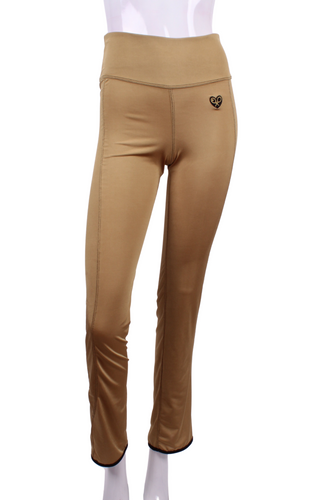 Soft Gold Leg Lengthening Warm Up Pants - I LOVE MY DOUBLES PARTNER!!!