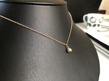 Load image into Gallery viewer, Solid Gold Ball Tennis Necklace - I LOVE MY DOUBLES PARTNER!!!
