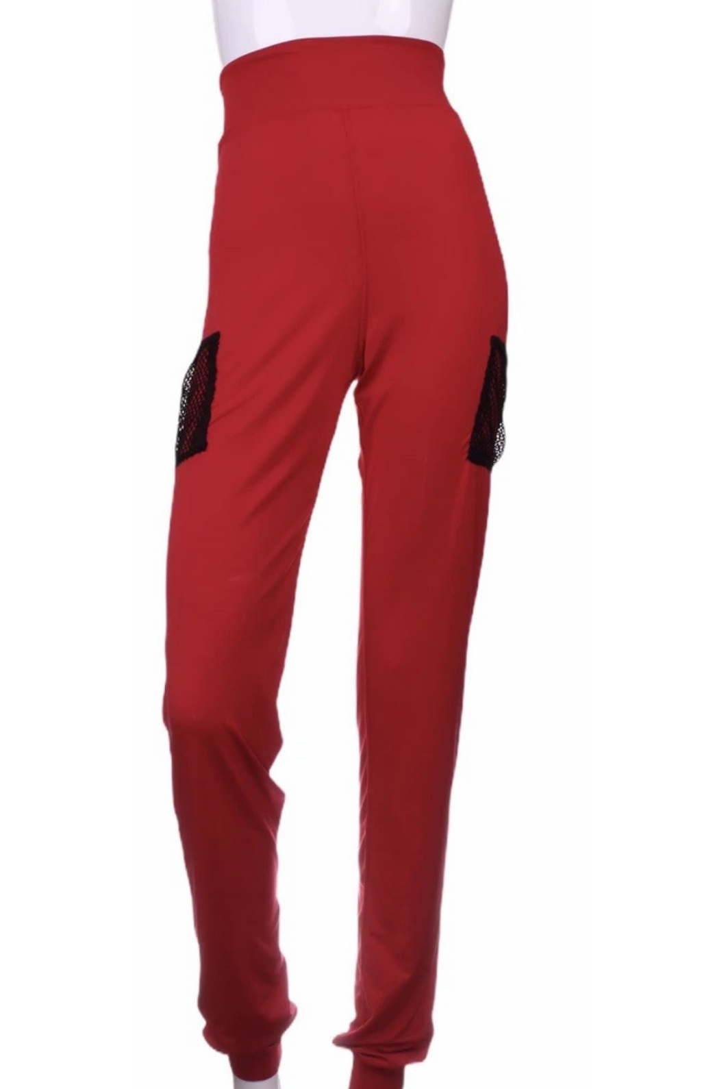 Solid Red High + Long Warm Up Pants - I LOVE MY DOUBLES PARTNER!!!