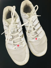 Load image into Gallery viewer, Shoelace Pendant for Tennis Shoes - I LOVE MY DOUBLES PARTNER!!!

