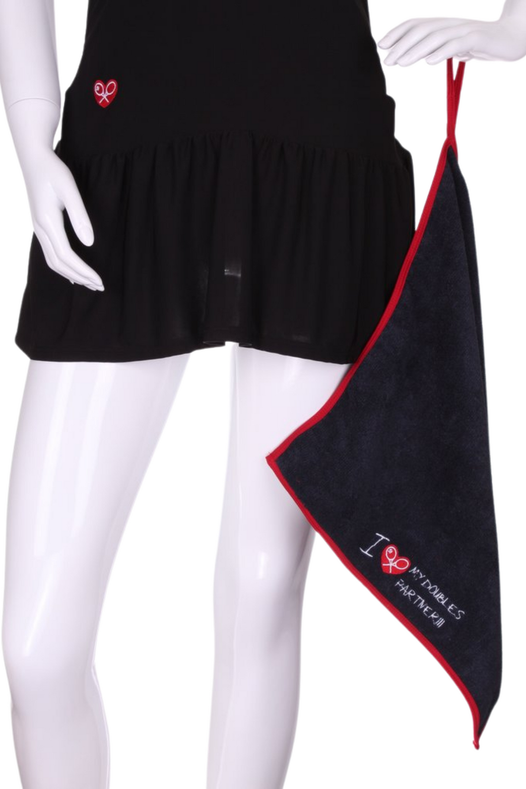 Tennis Towel - I LOVE MY DOUBLES PARTNER!!!