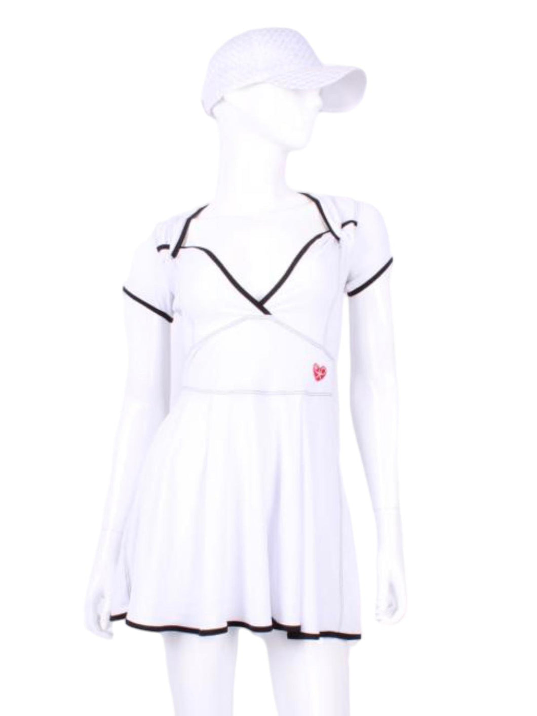 The Adeline Dress offers a playful, fun, and very flirty look. Offers a sweetheart neckline, empire waist and flowing A-line skirt. It is perfect for tennis, running and golf (with our Leg Lengthening Leggings), and of course, a trip to your after-court party with your friends. It was designed for confident women like you!