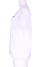 Load image into Gallery viewer, White Dry Fit Baggy Vee Tee - I LOVE MY DOUBLES PARTNER!!!

