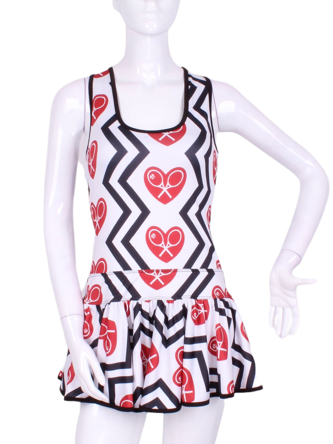 Zig Zag Sandra Dee Tennis Dress - I LOVE MY DOUBLES PARTNER!!!