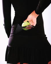 Load image into Gallery viewer, Generous Long Sleeve Monroe Tennis Dress Black - I LOVE MY DOUBLES PARTNER!!!

