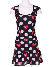 Load image into Gallery viewer, White Polka Dot Monroe Tennis Dress - I LOVE MY DOUBLES PARTNER!!!
