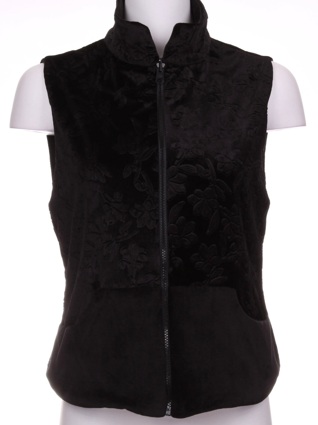 Flower Black Velvet + Black Velvet Reversible Vest - I LOVE MY DOUBLES PARTNER!!!