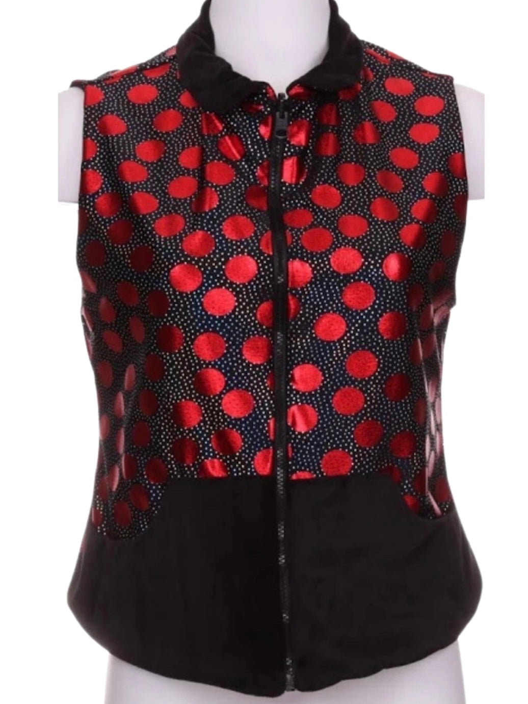 Red Polka Dot + Ice Vest - I LOVE MY DOUBLES PARTNER!!!