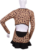 Load image into Gallery viewer, Print Open Back Long Sleeve Crew - I LOVE MY DOUBLES PARTNER!!!
