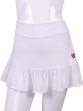 Load image into Gallery viewer, Soft White Ruffle Skirt - I LOVE MY DOUBLES PARTNER!!!
