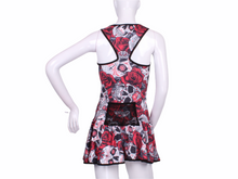 Load image into Gallery viewer, Skull + Roses Sandra Dee Tennis Dress - I LOVE MY DOUBLES PARTNER!!!
