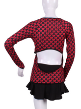Load image into Gallery viewer, Print Open Back Long Sleeve Crew - I LOVE MY DOUBLES PARTNER!!!
