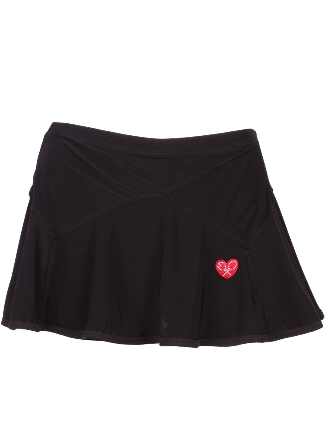 Triangle Black Skirt with Black Trim - I LOVE MY DOUBLES PARTNER!!!