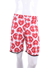 Load image into Gallery viewer, Men’s Shorts N/S/E/W Hearts - I LOVE MY DOUBLES PARTNER!!!
