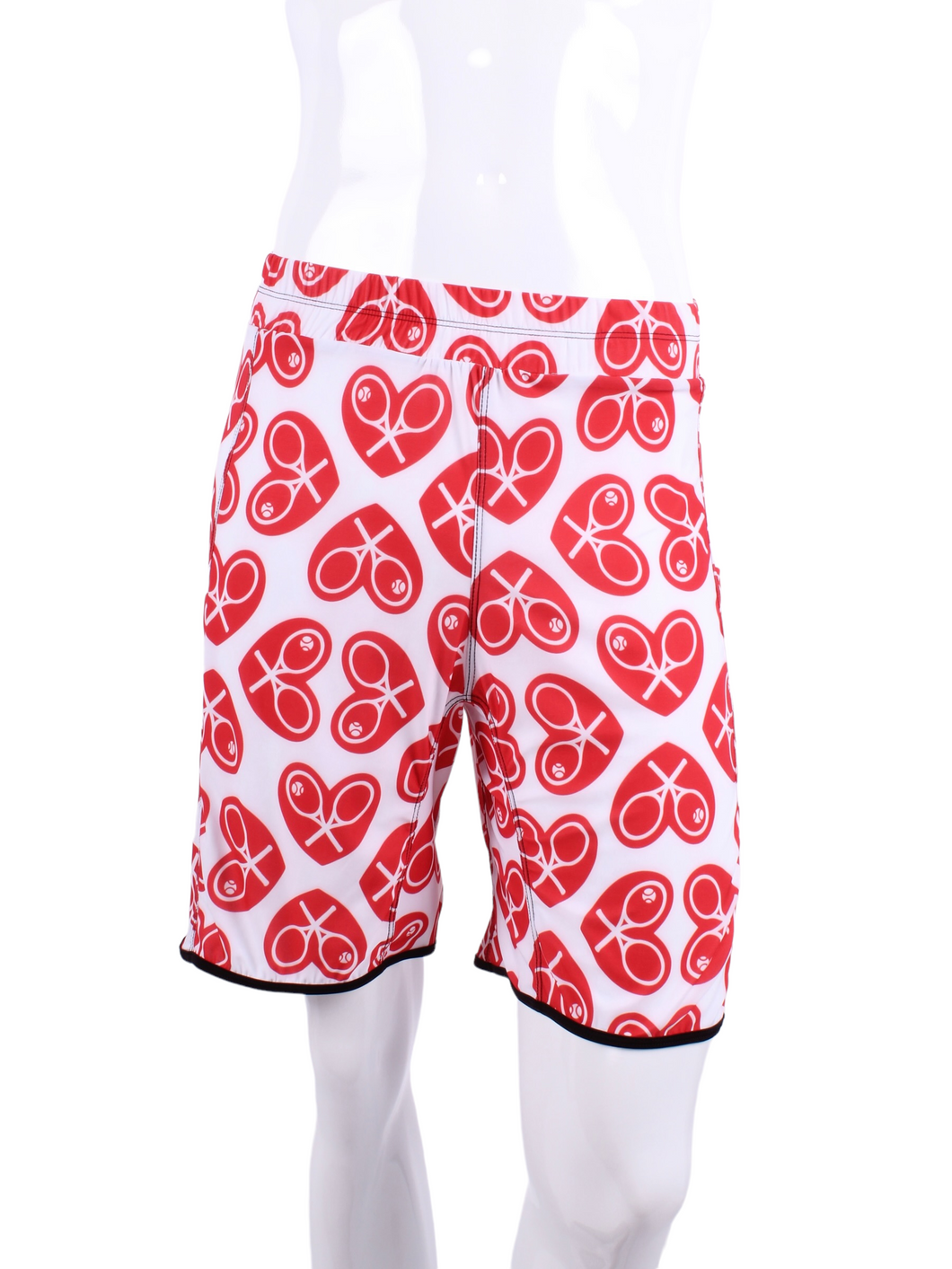 Men’s Shorts N/S/E/W Hearts - I LOVE MY DOUBLES PARTNER!!!