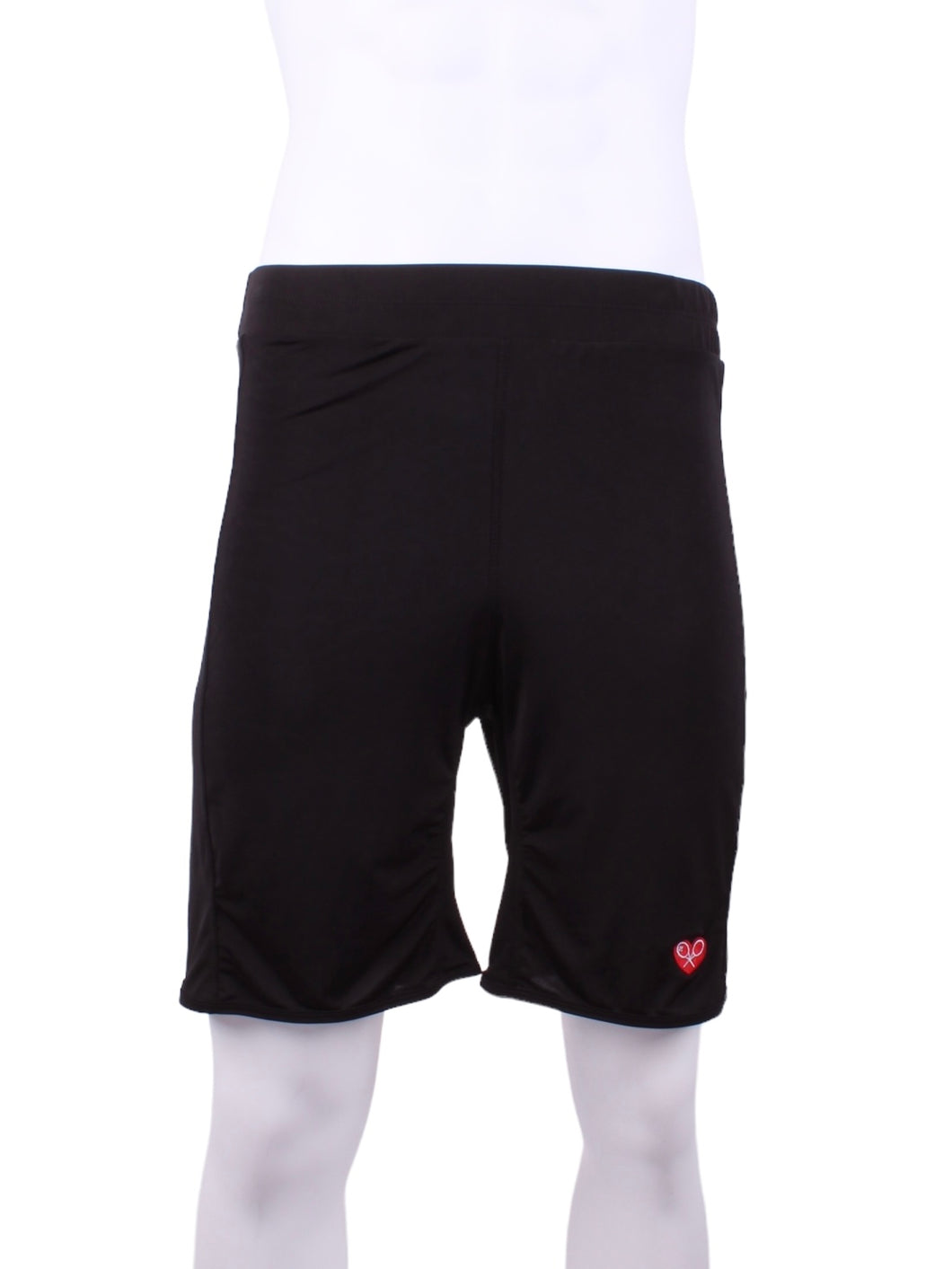 This is our limited edition Short Men’s Shorts Black.  This piece has a silky and soft fabric.   We make these in very small quantities - by design.  Unique.  Luxurious.  Comfortable.  Cool.  Fun.
