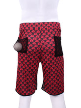 Load image into Gallery viewer, New for 2022 - the Mini Red Heart men&#39;s original Shorts with Mesh are available for sale only in our Beverly Hills Boutique - &quot;Love Love Tennis&quot;.
