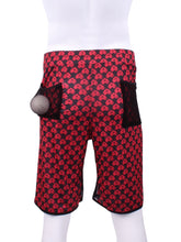Load image into Gallery viewer, New for 2022 - the Mini Red Heart men&#39;s original Shorts with Mesh are available for sale only in our Beverly Hills Boutique - &quot;Love Love Tennis&quot;.
